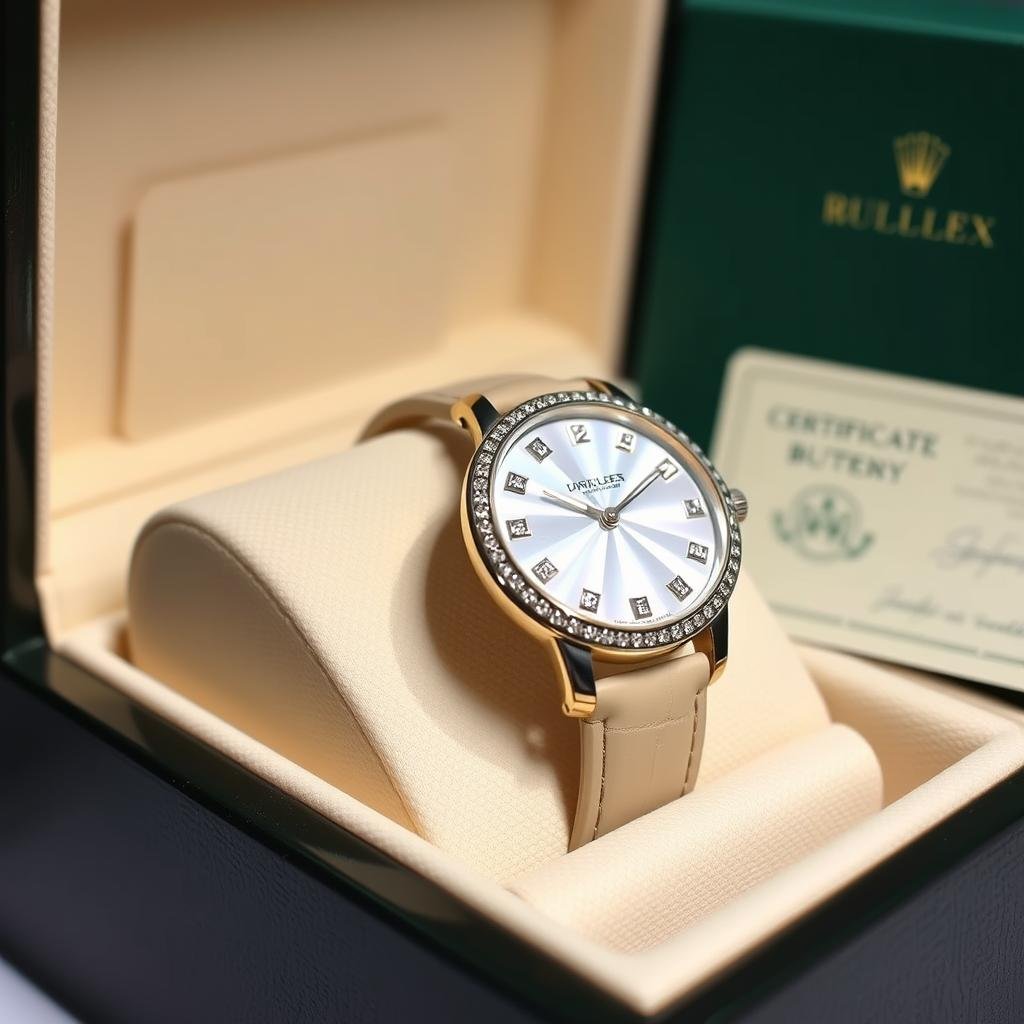 Luxury watch as an anniversary gift for her