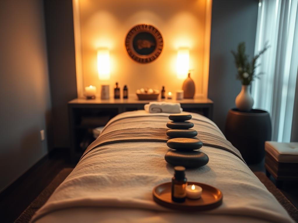 Massage or spa treatment as valentines day gift for him