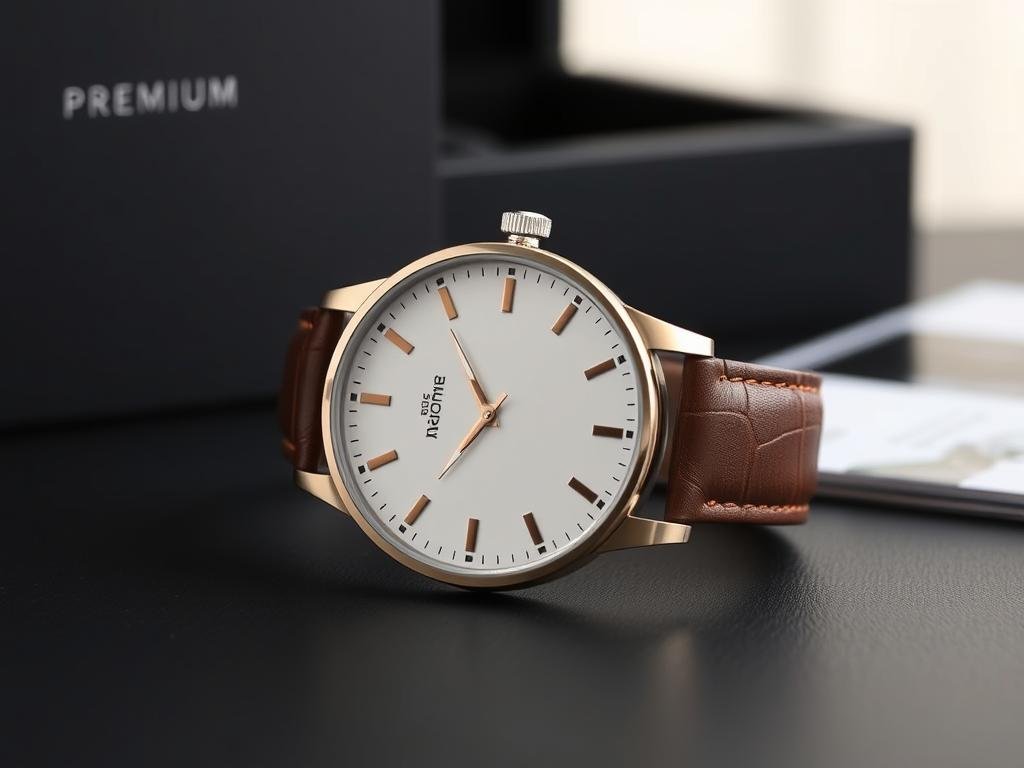 Minimalist watch valentines gift for boyfriend