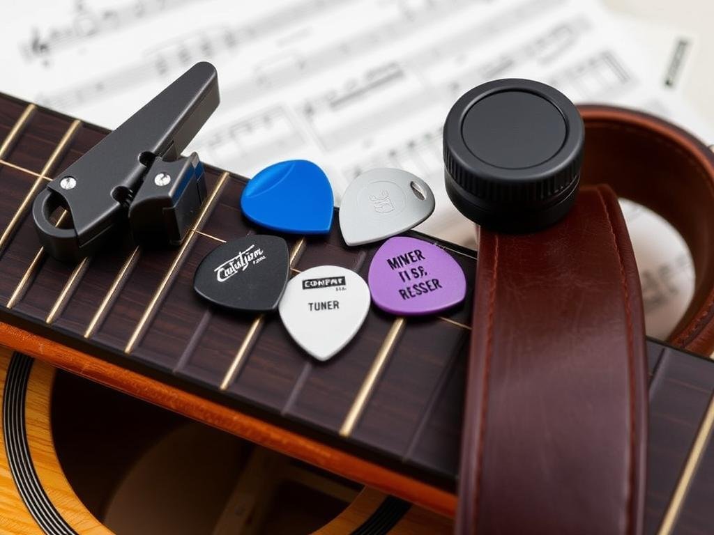 Musical instrument accessories as a gift idea for boyfriend