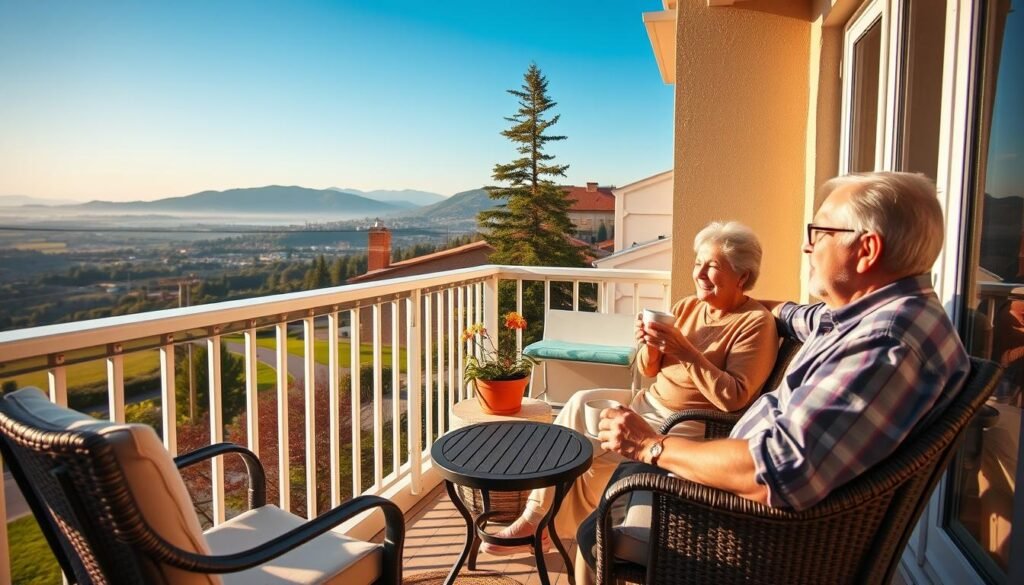 Parents enjoying a weekend getaway for their anniversary
