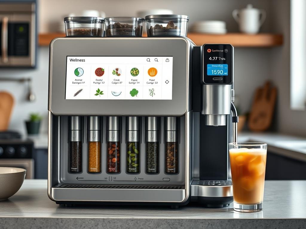 Personalized adaptogenic beverage system with smart features for trendy gifts in 2026