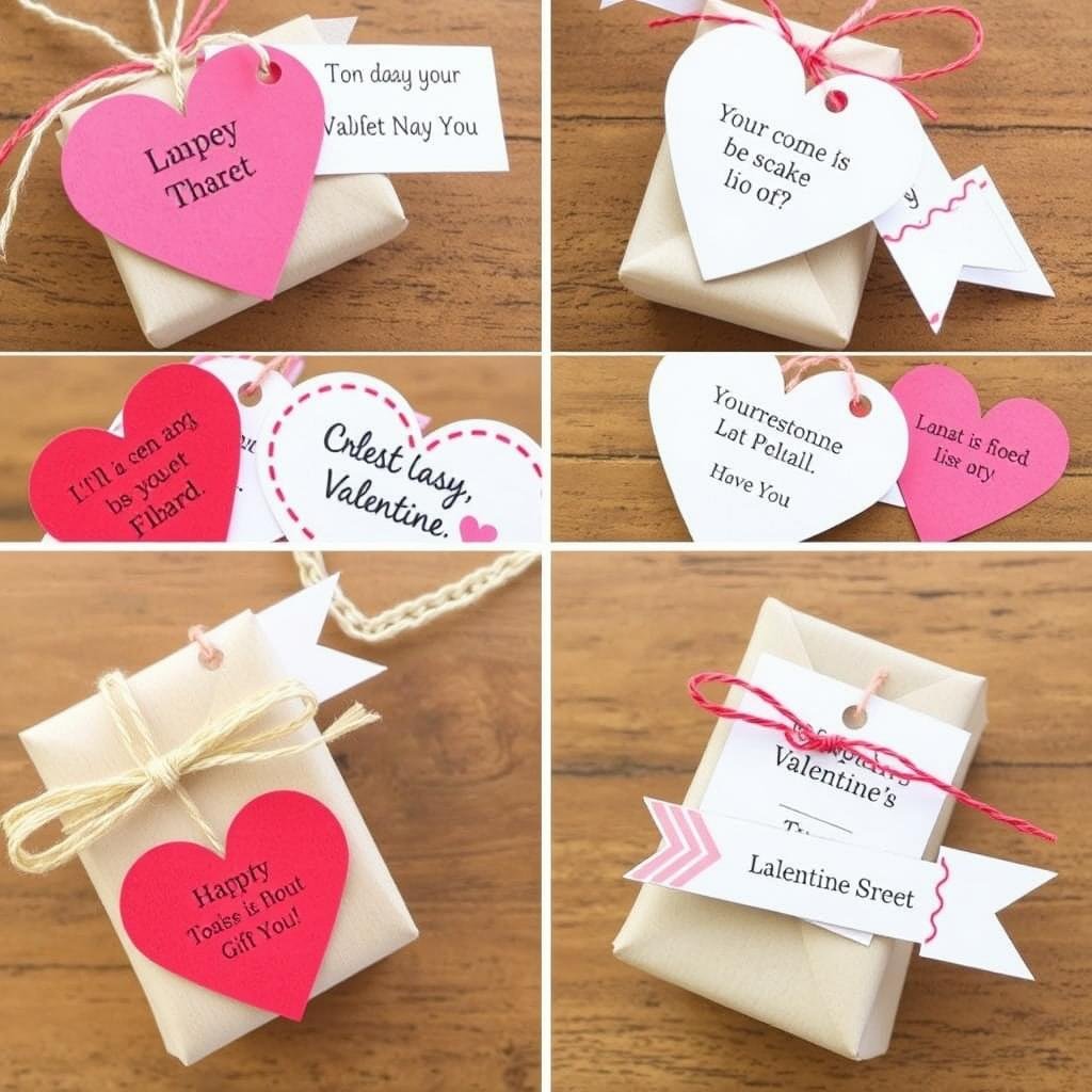 Personalized gift tags for school valentines day gifts