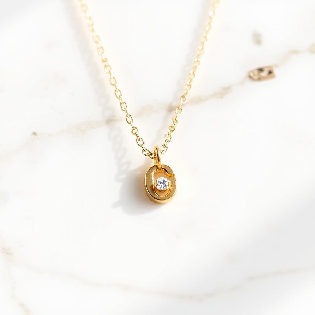 Personalized initial necklace with birthstone, a popular gift idea for women