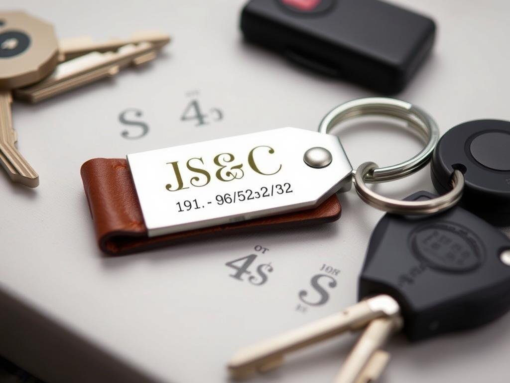 Personalized keychain valentines gift for boyfriend