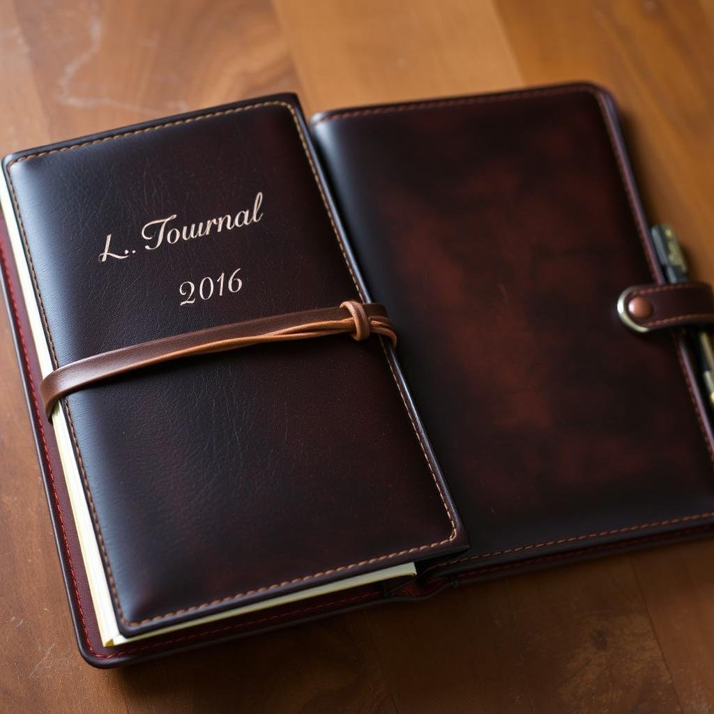 Personalized leather journal for 3 year anniversary Personalized leather journal for 3 year anniversary