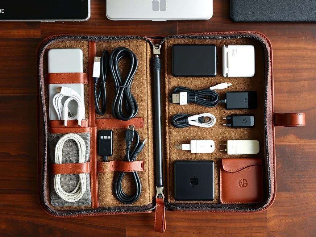 Personalized tech organizer for cables