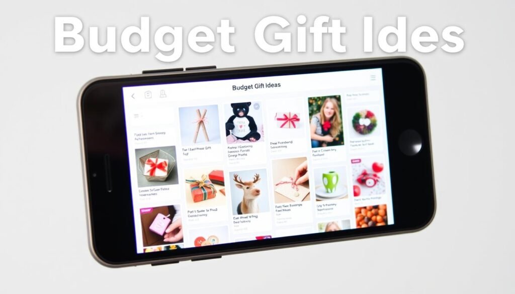 Pinterest board showing saved cheap gift ideas for various occasions