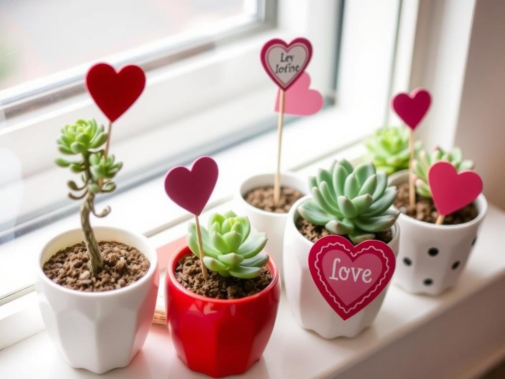 Plants and succulents as Valentine's gifts