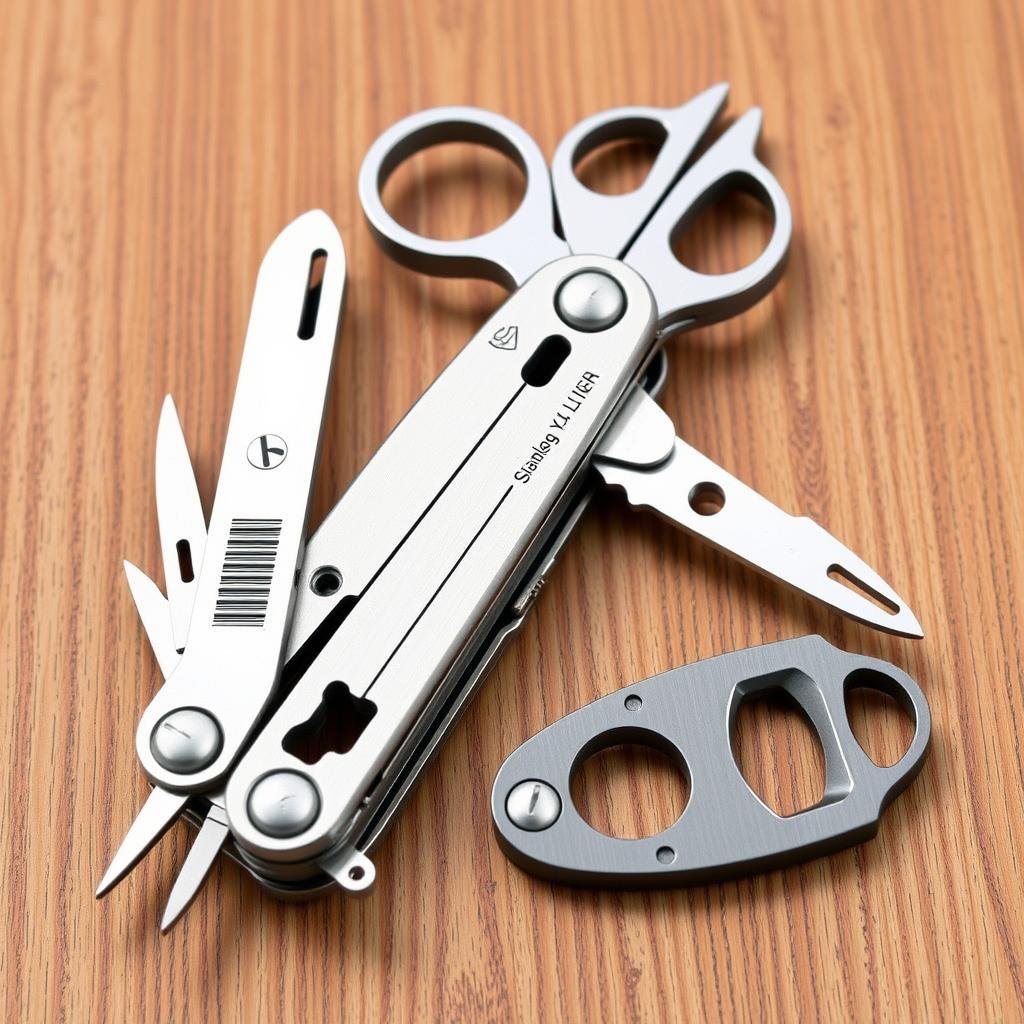 Pocket multi-tool with various functions