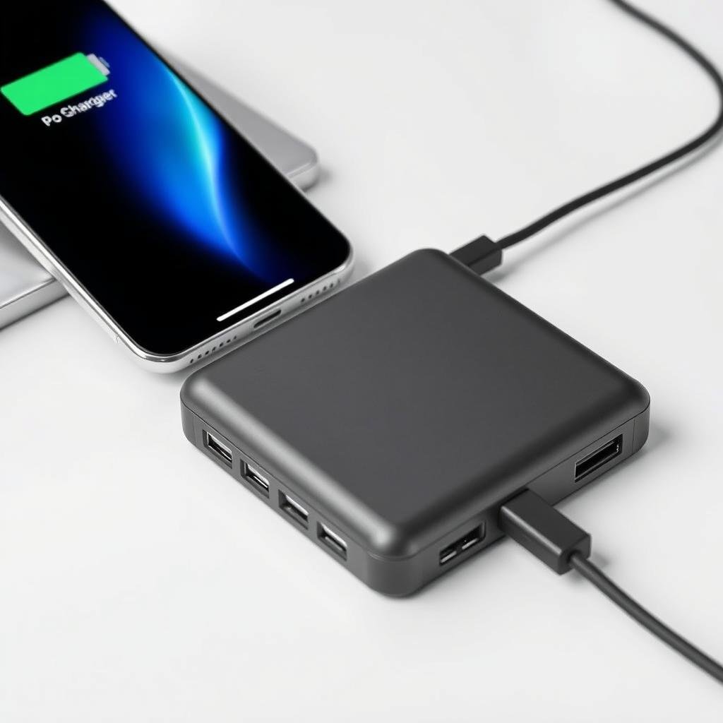 Portable power bank with fast-charging capabilities - essential gifts for millennials always on their devices