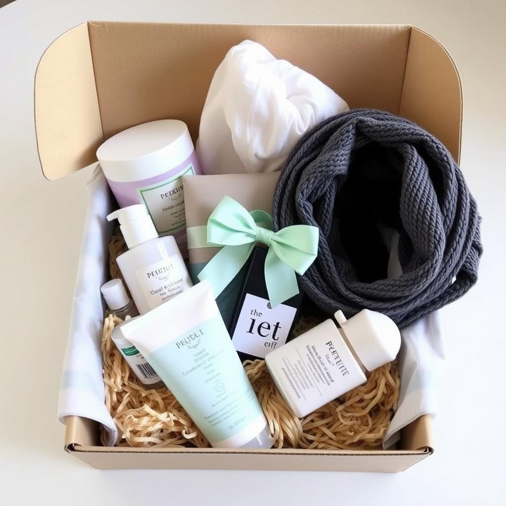 Pregnant or new mom bridesmaid gift box