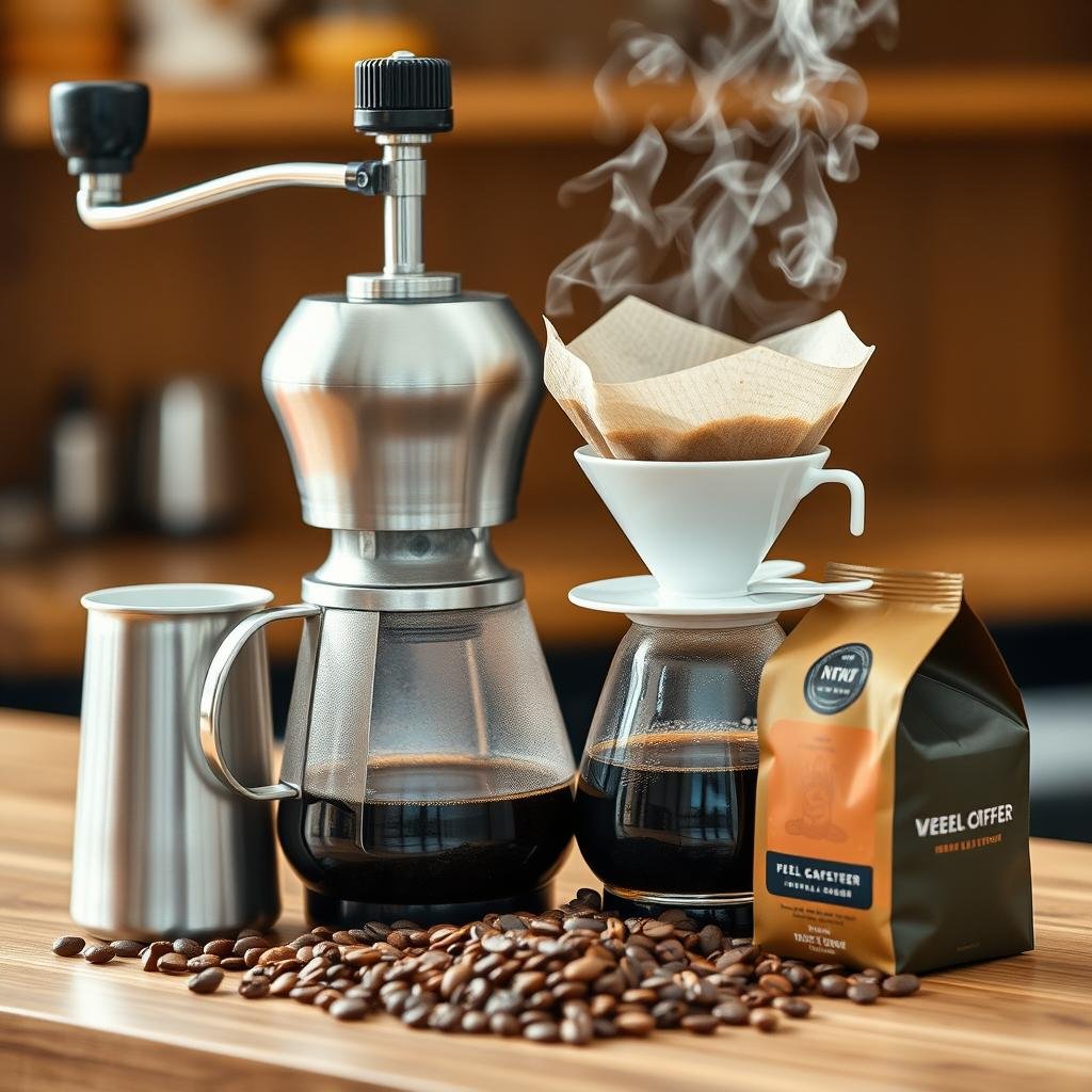 Premium coffee brewing equipment as a birthday gift for boyfriend