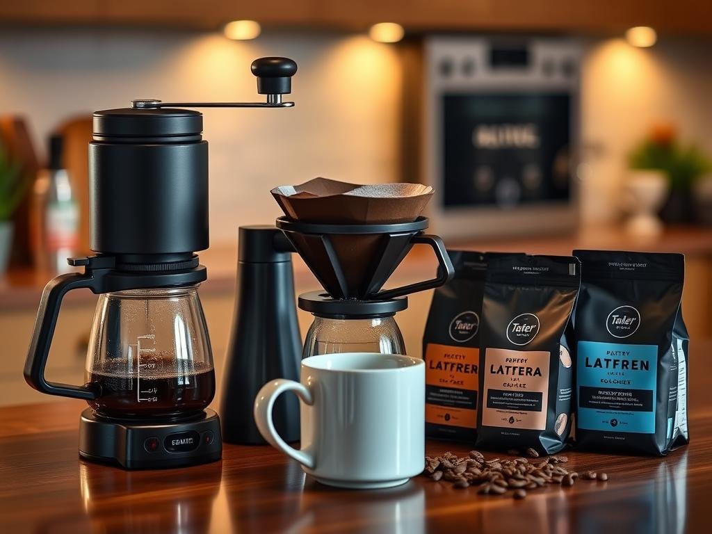 Premium coffee setup as a 2 year anniversary gift for him