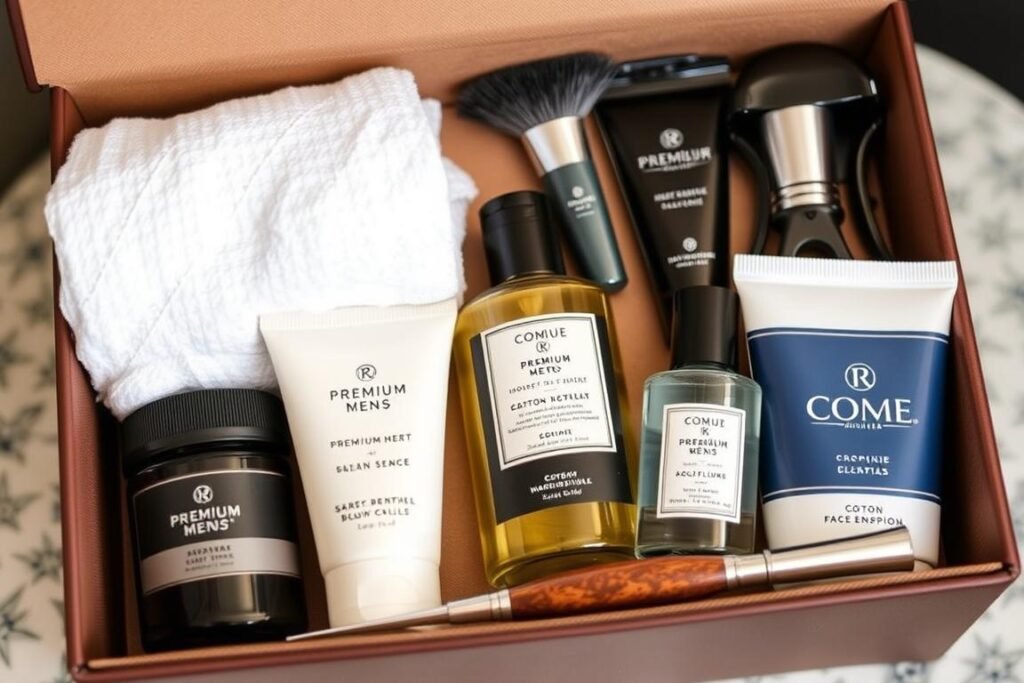 Premium grooming essentials kit for 2 year anniversary gift