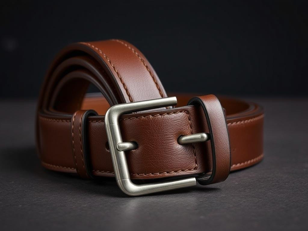 Premium leather belt as valentines day gift for him
