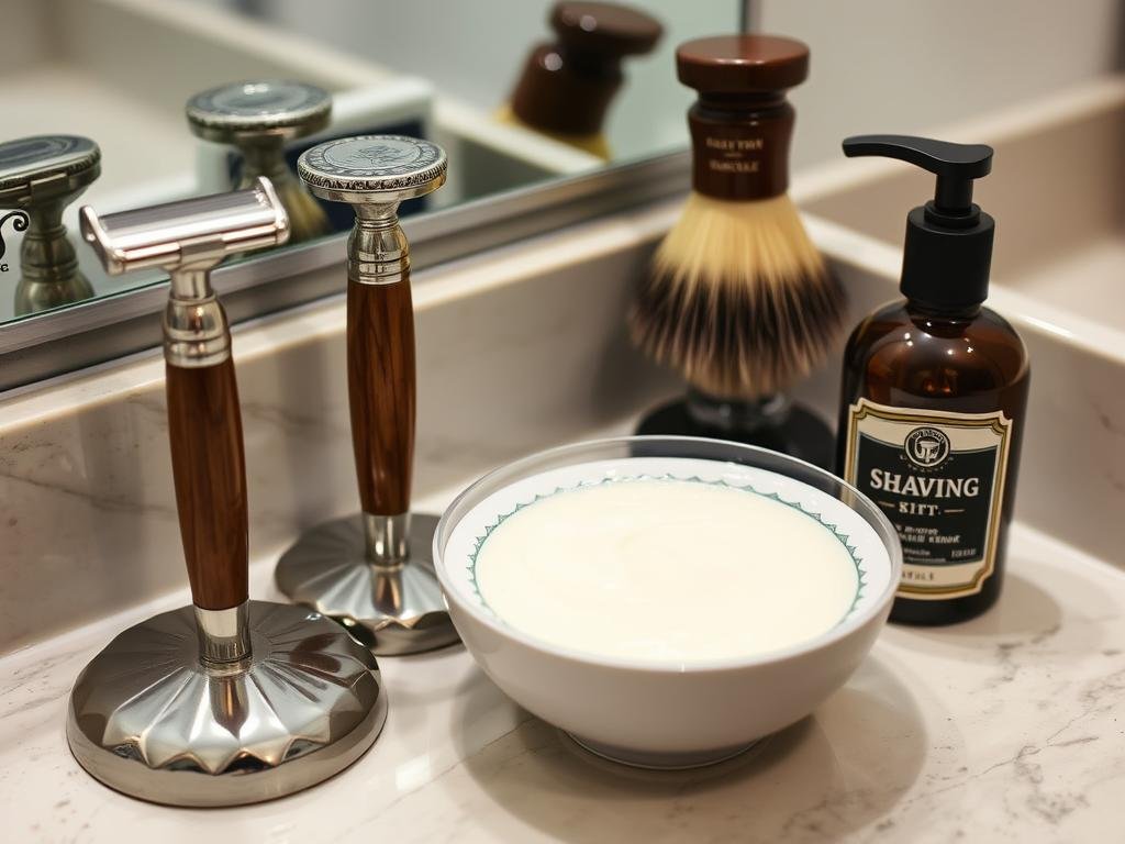Premium shaving kit as a cute gift for boyfriend who values grooming