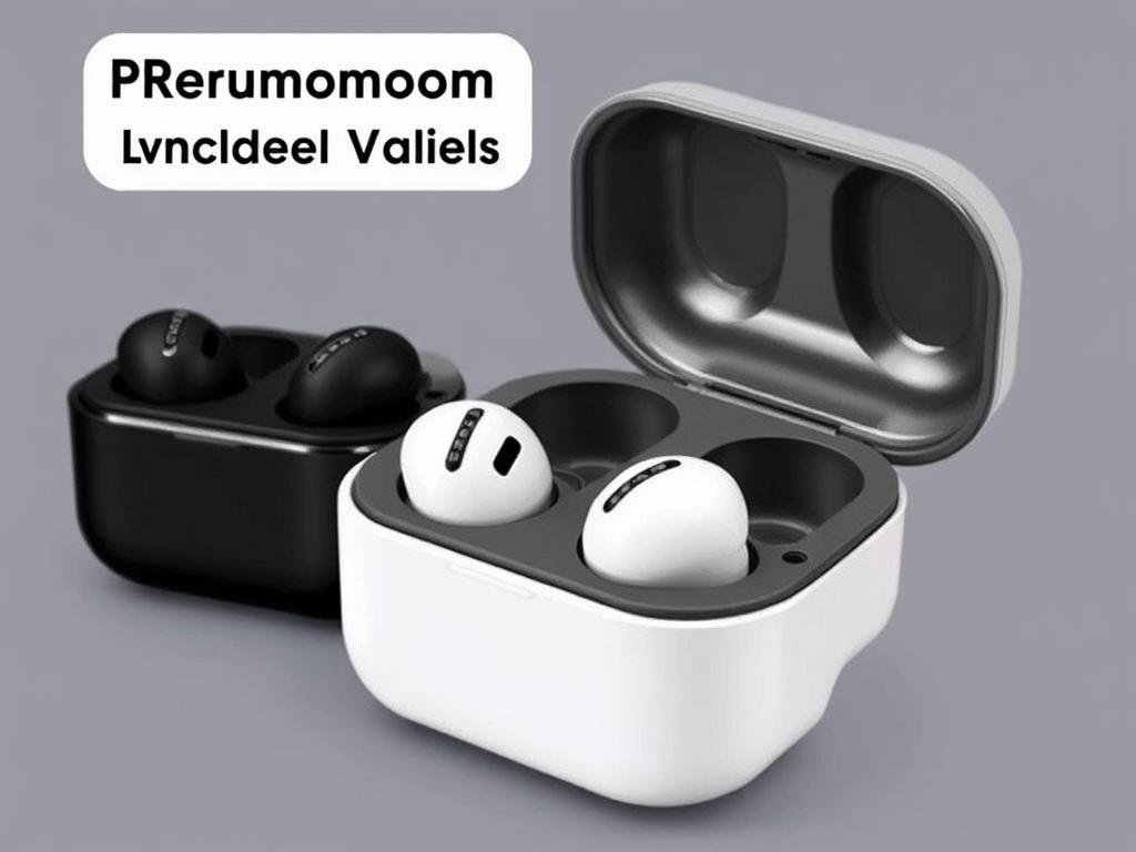Premium wireless earbuds with charging case as boyfriend anniversary gift