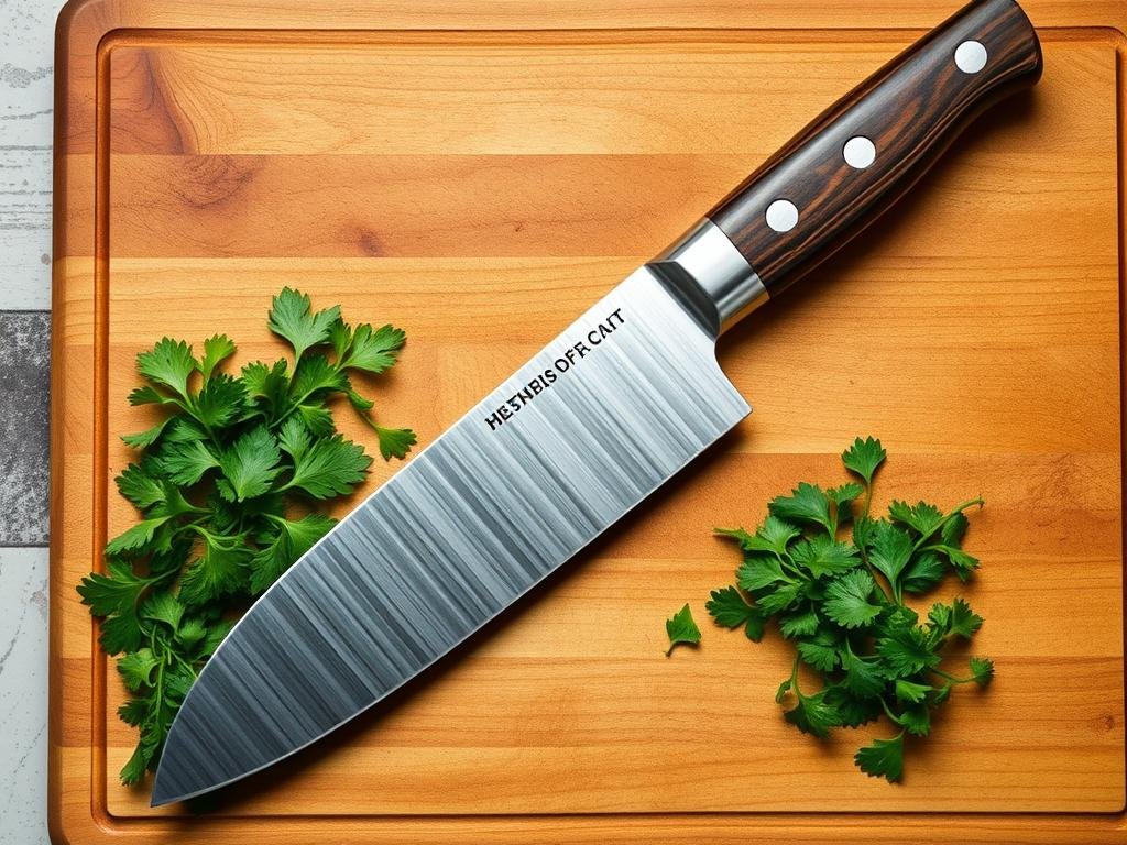 Professional chef's knife as a practical housewarming gift idea