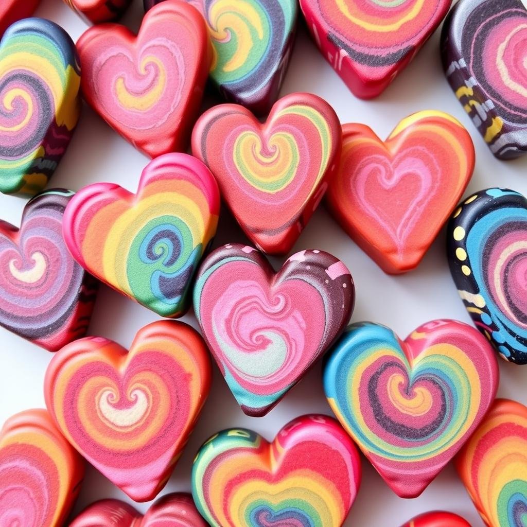 Recycled crayon valentines for school valentines day gifts