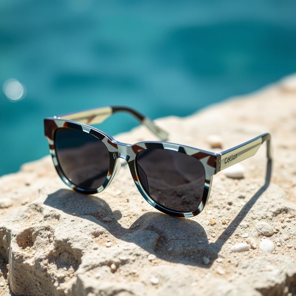 Recycled ocean plastic sunglasses - stylish gifts for millennials who care about marine conservation