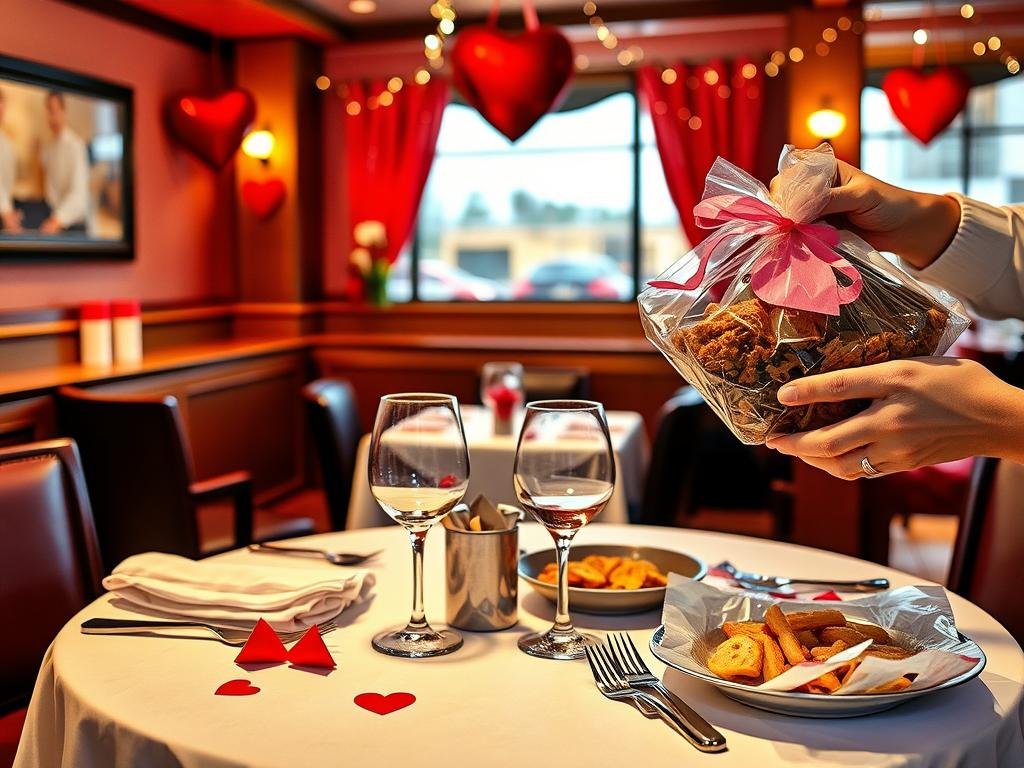 Restaurant reservation or takeout gift