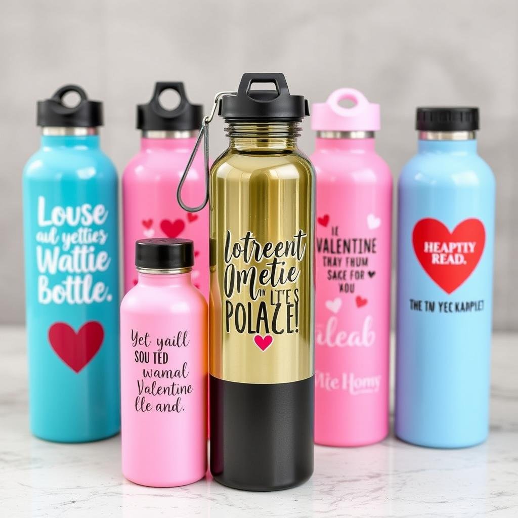 Reusable water bottle valentines for school valentines day gifts