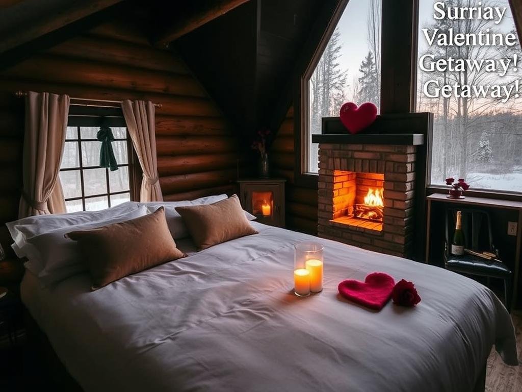 Romantic weekend getaway cabin in nature