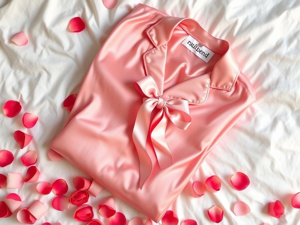 Silk pajama set for girlfriend birthday gifts