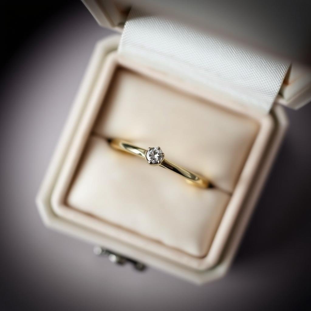 Simple promise ring for 6 month anniversary gift