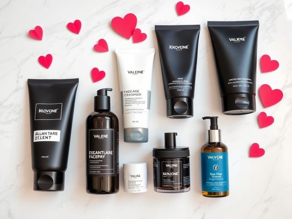 Skincare set valentines gift for boyfriend