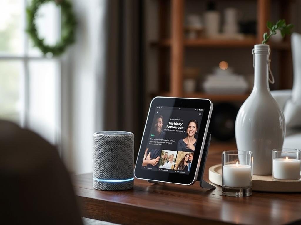 Smart home device with anniversary routine