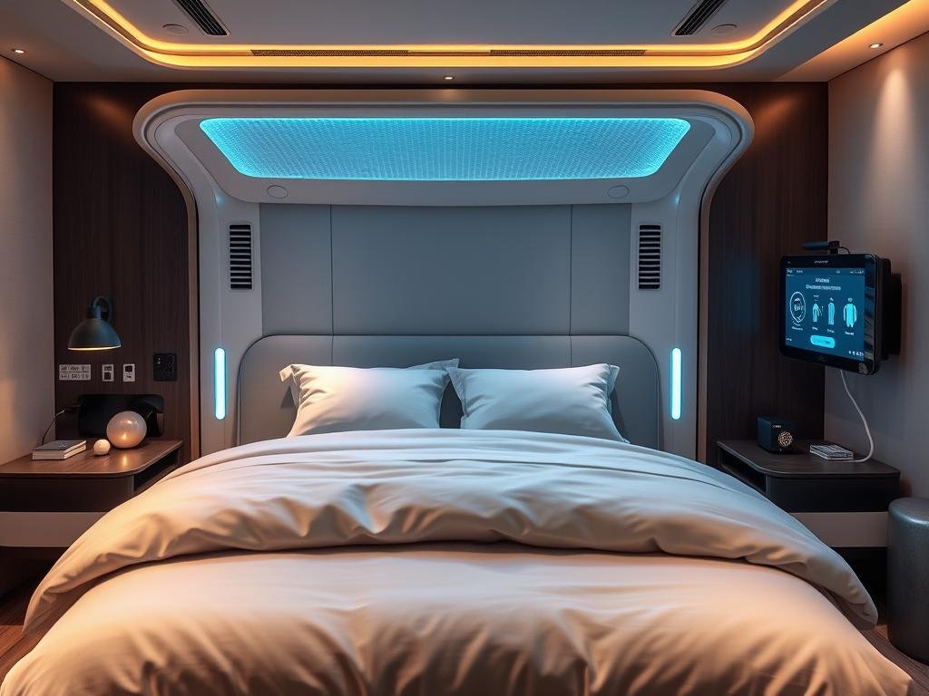 Smart sleep system with climate control and biometric monitoring for trendy gifts in 2026