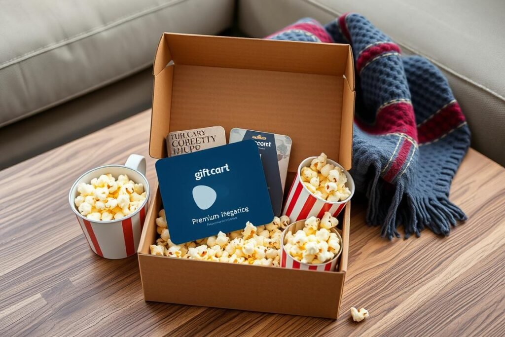 Streaming service gift card as an anniversary present