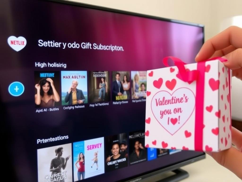 Streaming service subscription gift