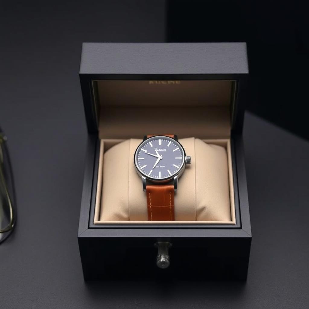 Stylish men's watch as a birthday gift for boyfriend