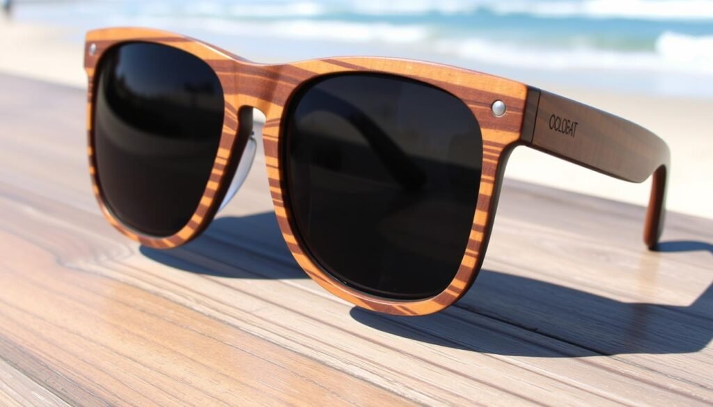 Stylish wooden sunglasses for 5 year anniversary gift ideas for him