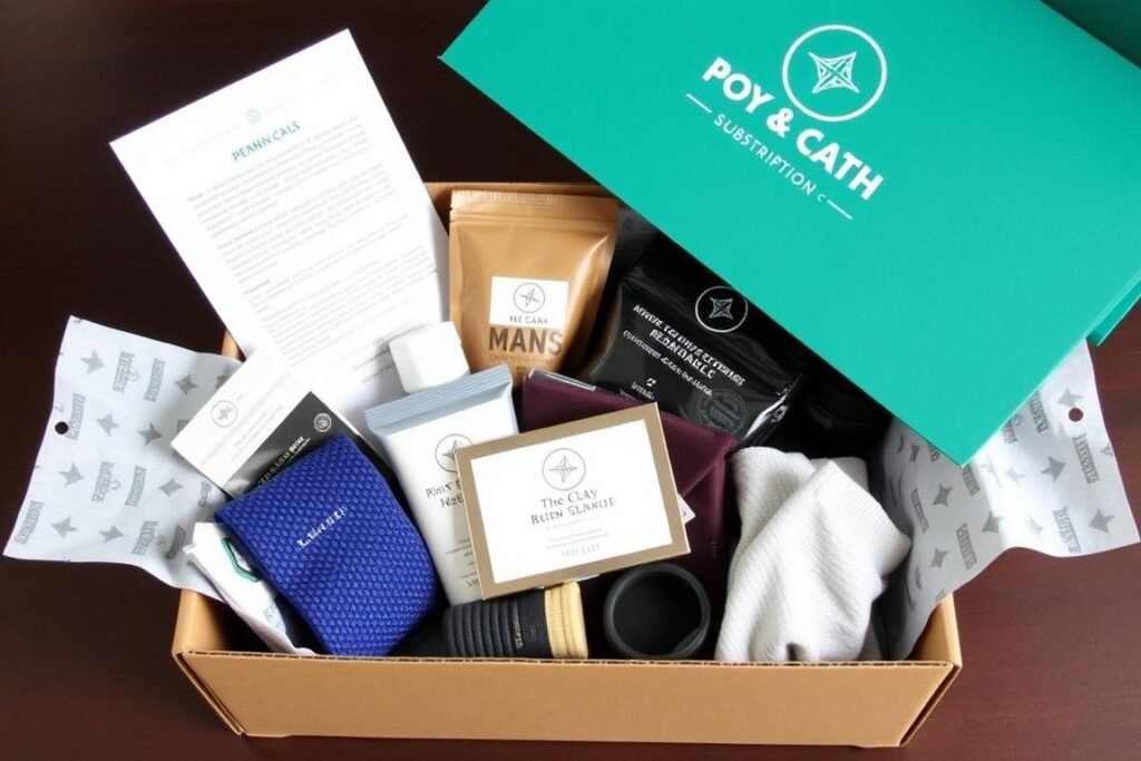 Subscription box as a 1 year anniversary gift for him