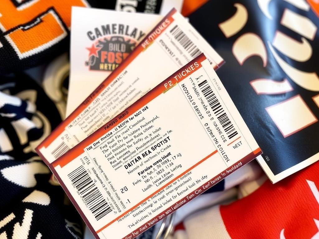 Tickets to sporting event or concert