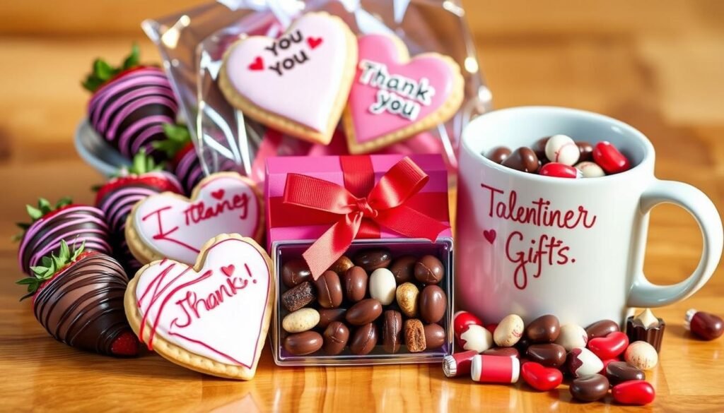 Valentine's themed sweet treats for teachers