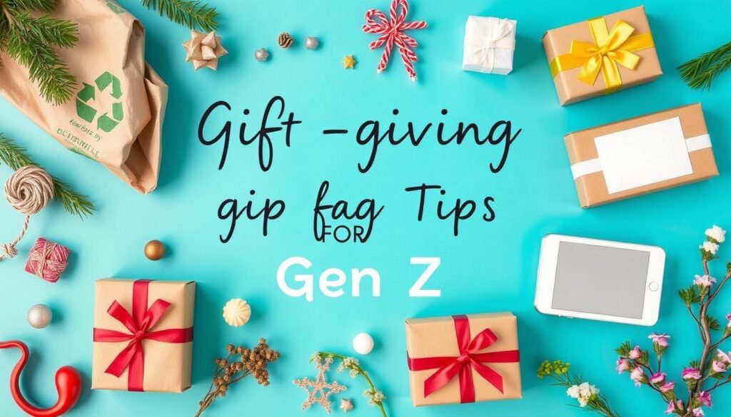 Visual representation of gift-giving tips for Gen Z