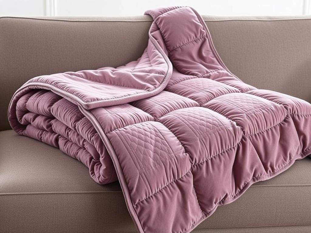 Weighted blanket as a cozy cute gift for boyfriend