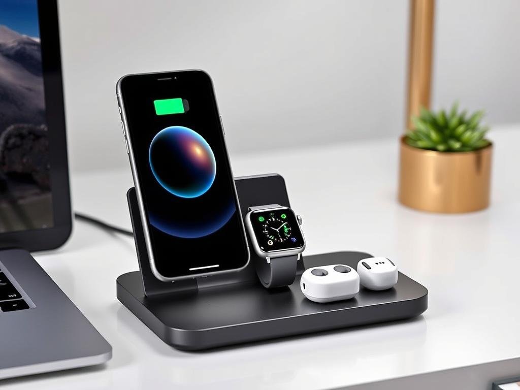 Wireless charging station as a gift idea for boyfriend
