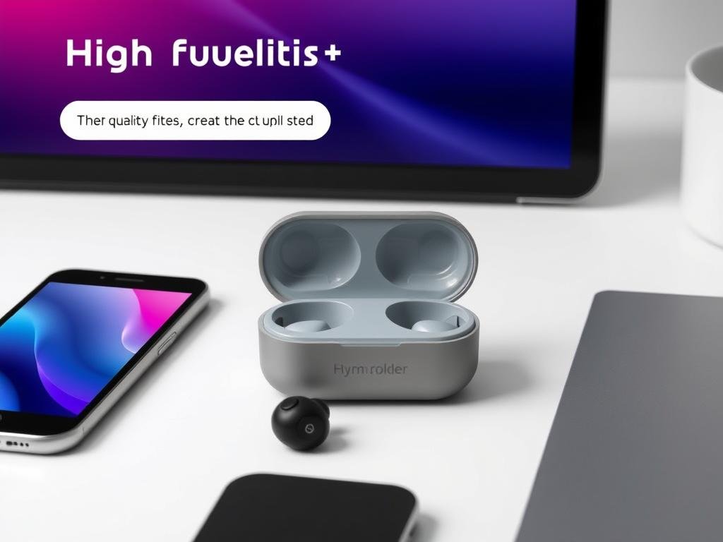 Wireless earbuds as a cute gift for boyfriend who loves music