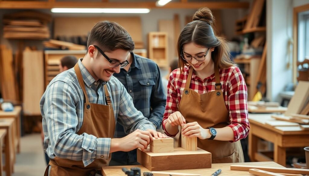 Woodworking class for couples for 5 year anniversary gift ideas for him