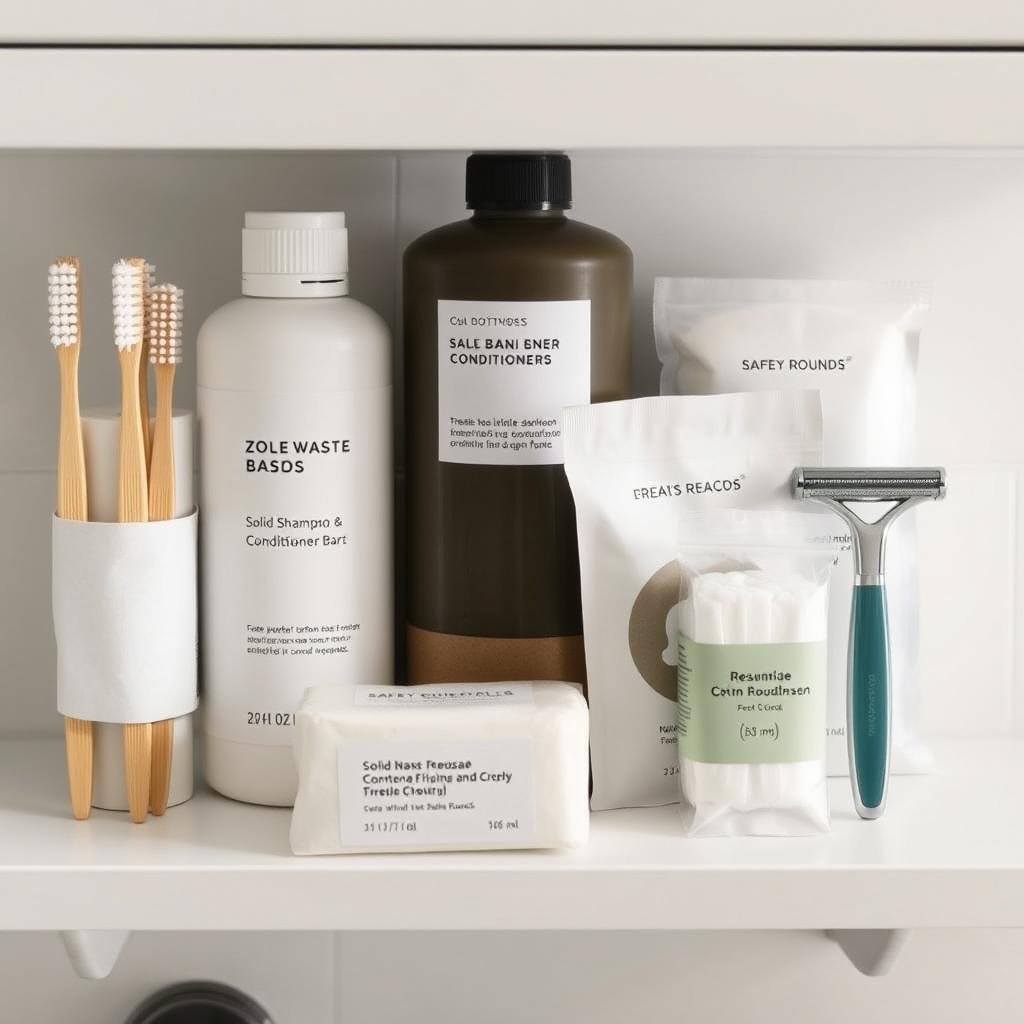Zero-waste bathroom essentials kit - sustainable gifts for millennials reducing plastic waste