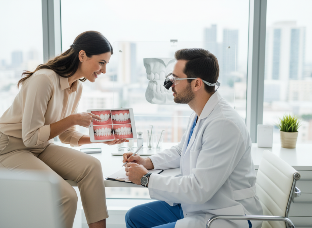 Effective communication between patient and cosmetic dentist during consultation Effective communication between patient and cosmetic dentist during consultation