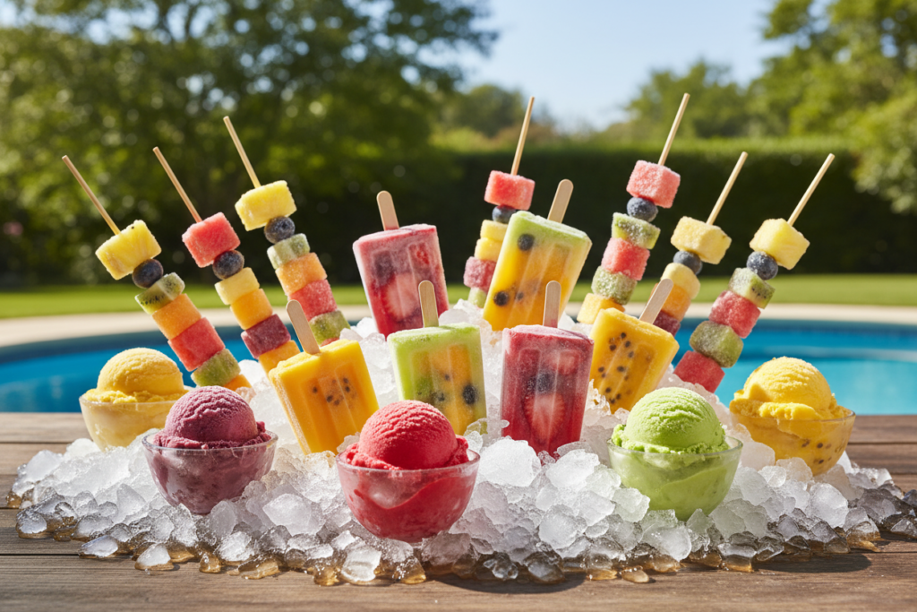 Frozen fruit desserts perfect for summer Frozen fruit desserts perfect for summer