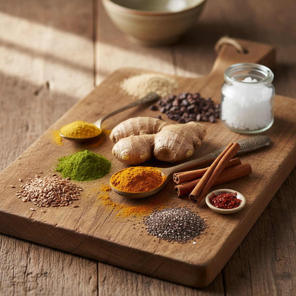 Superfoods and metabolism-boosting supplements for weight loss smoothies