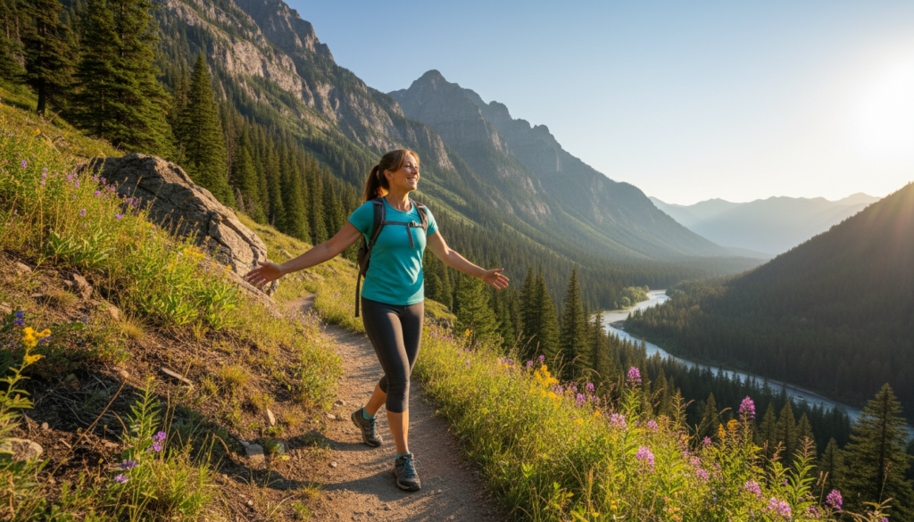 active lifestyle showing long-term weight maintenance success